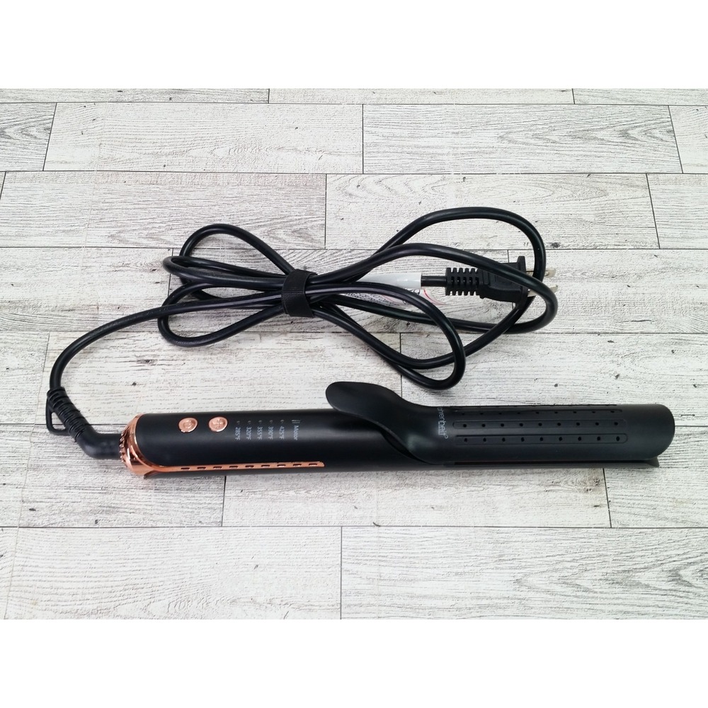 Cortex Beauty CB AirGlide Flat Iron 1" Plates 100-240V Black Straightener